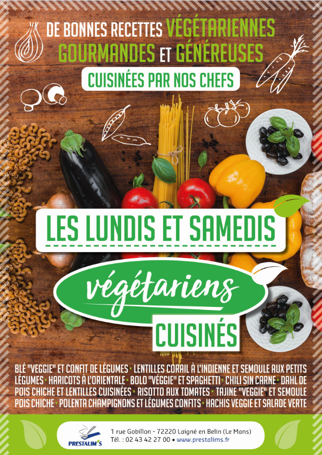De nouvelles recettes végétariennes cuisinées, gourmandes et généreuses - PRESTALIM'S